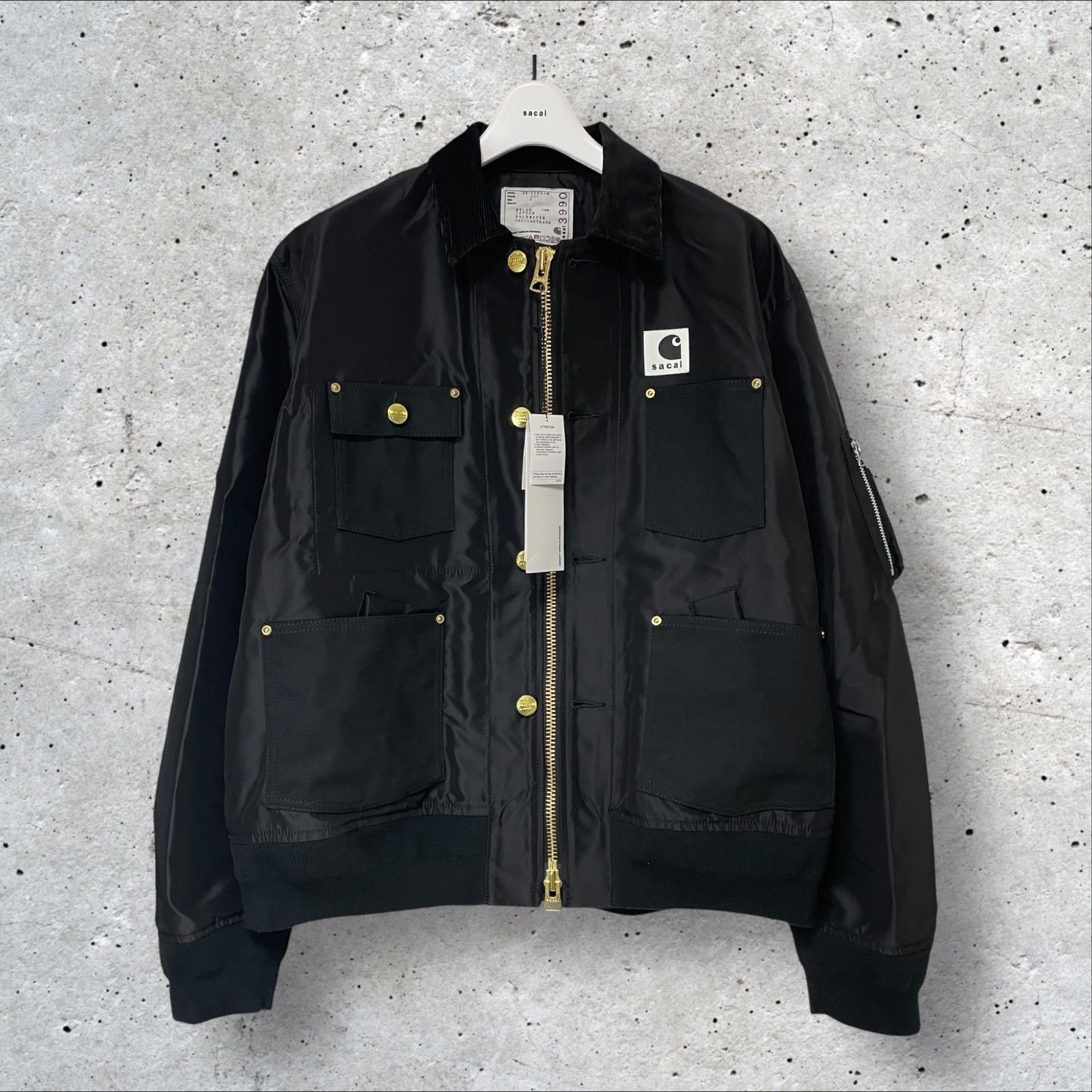 定価:132000円 Sacai × Carhartt Carhartt WIP Nylon Twill x Duck