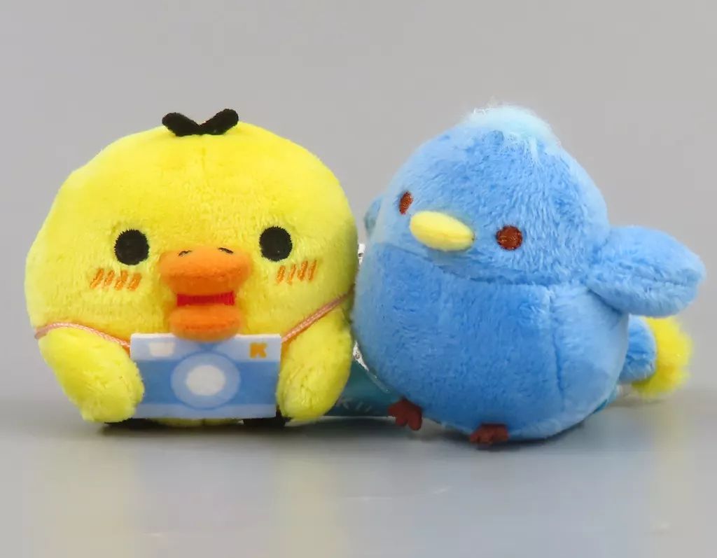 中古】ぬいぐるみ キイロイトリ＆アオイトリ 幸運のてのりぬいぐるみ