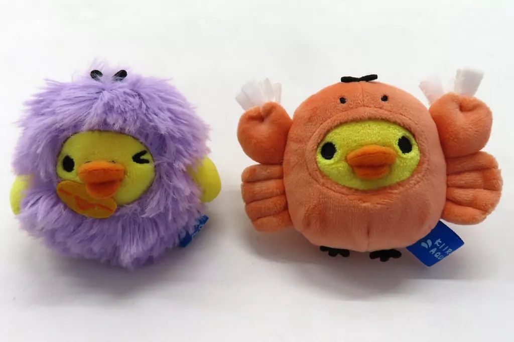 リラックマ　キイロイトリアクアリウム　てのりぬいぐるみ　トゲトゲなかまセット 中古】ぬいぐるみ トゲトゲなかまセット てのりぬいぐるみ