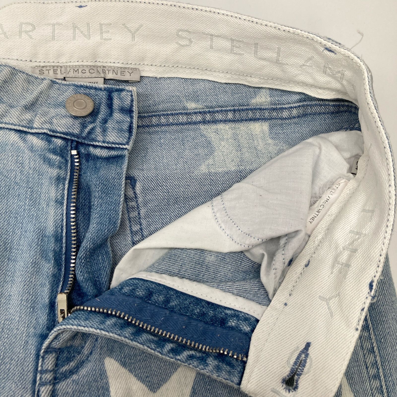 STELLA McCARTNEY ステラマッカートニー ﾌﾞﾙｰ ｽﾀｰ ﾃﾞﾆﾑ ﾊﾟﾝﾂ 24 - メルカリ