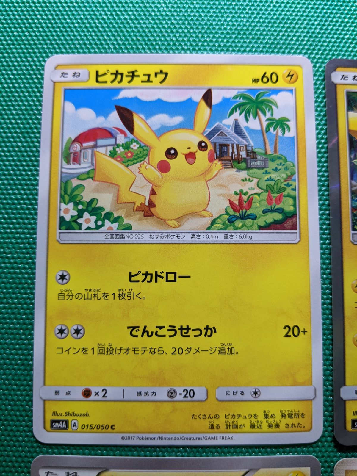 ポケモンカード ピカチュウ 015/050、ピカチュウ 022/060 XY1