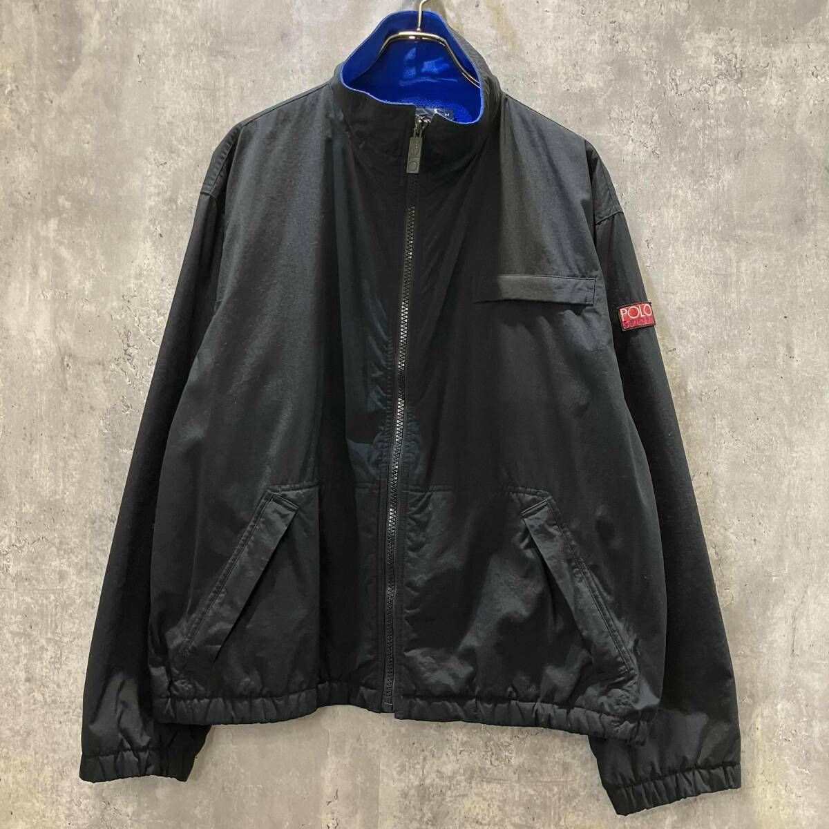 90s POLO RALPH LAUREN ナイロンジャケット フリースライニング size M