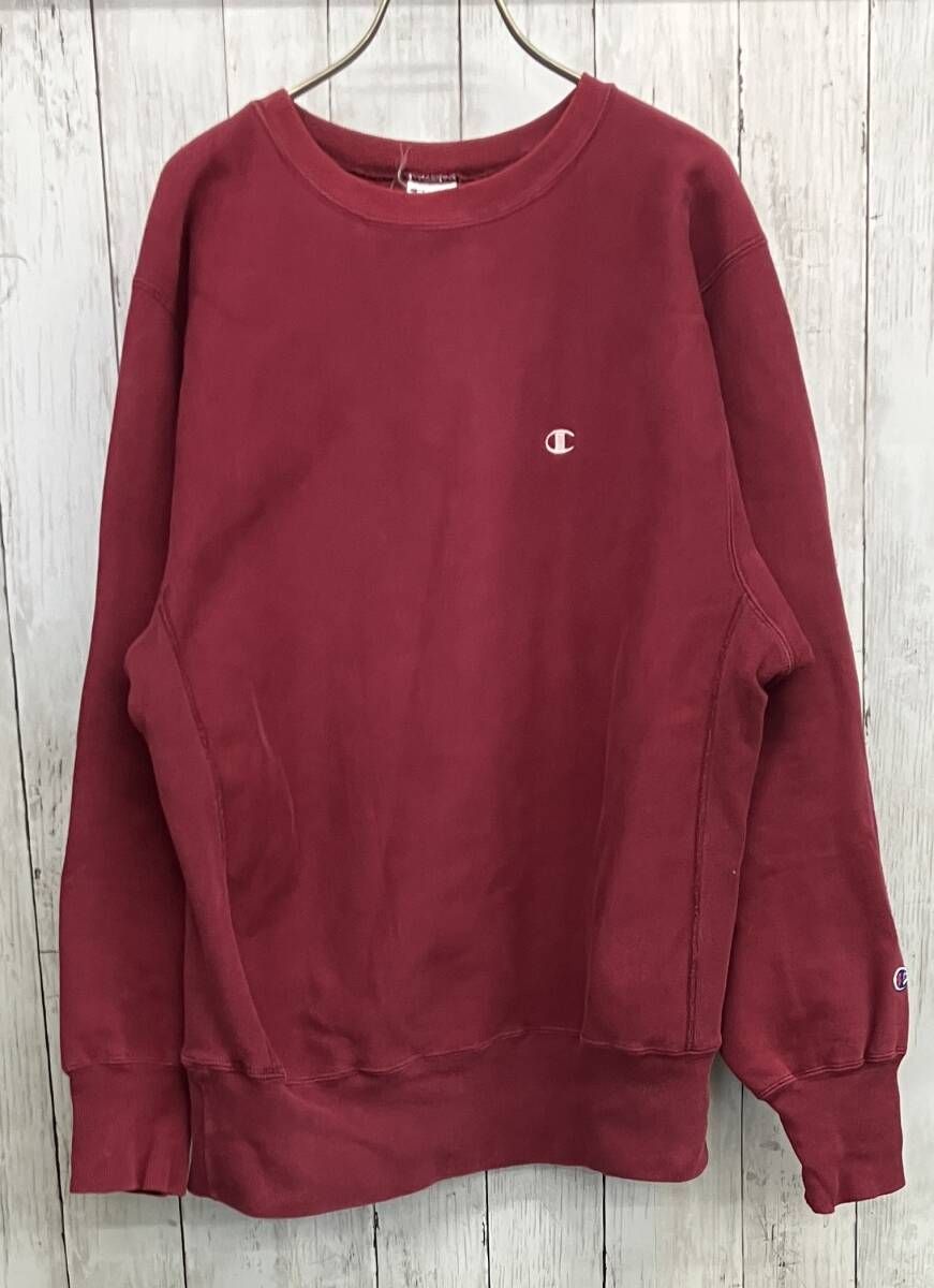 Champion Reverse Weave 赤 Lサイズ Champion REVERSE WEAVE 