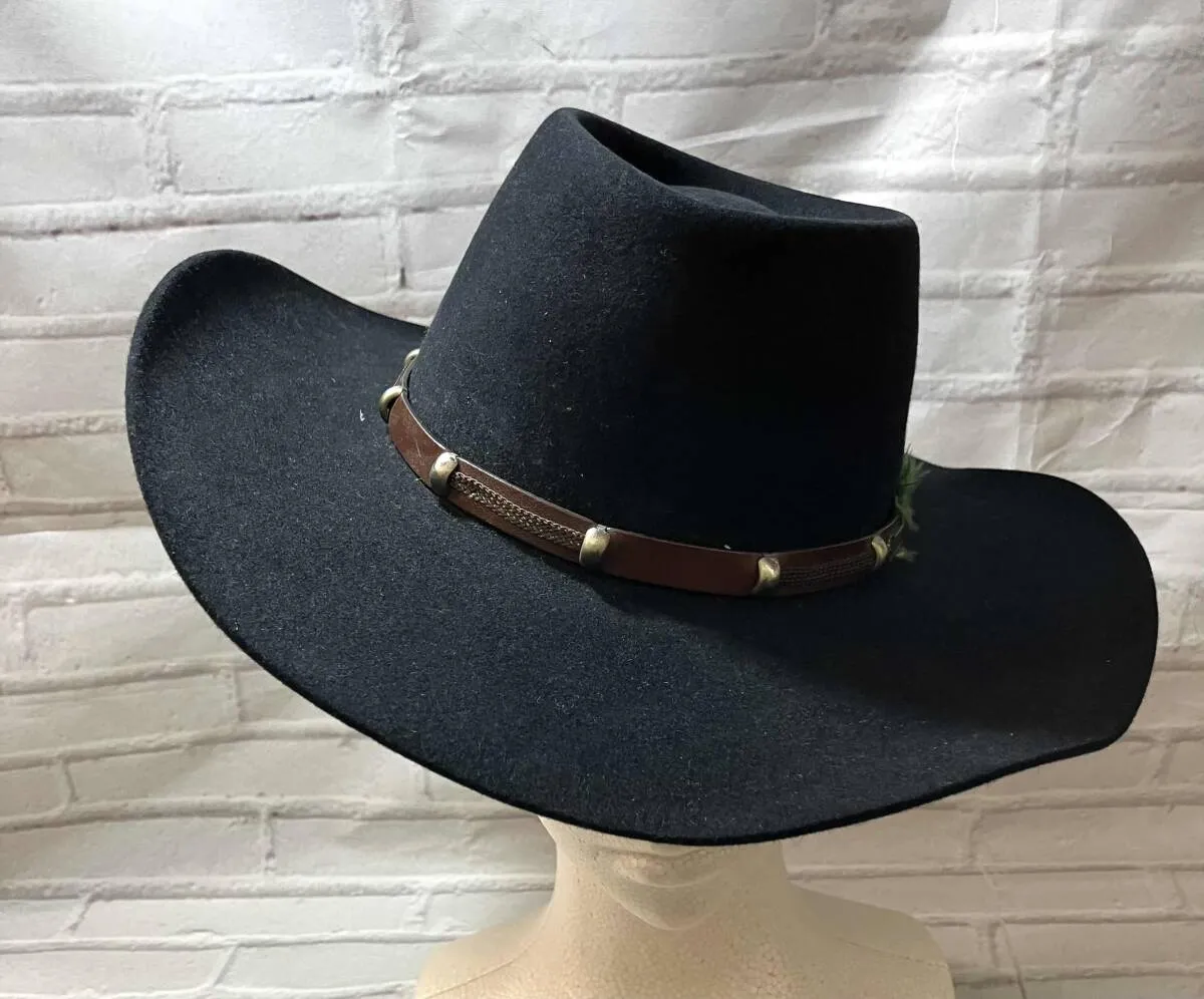 AKUBRA 黒いカウボーイハット　オーストラリア製 2026年最新】AKUBRAの人気アイテム - メルカリ