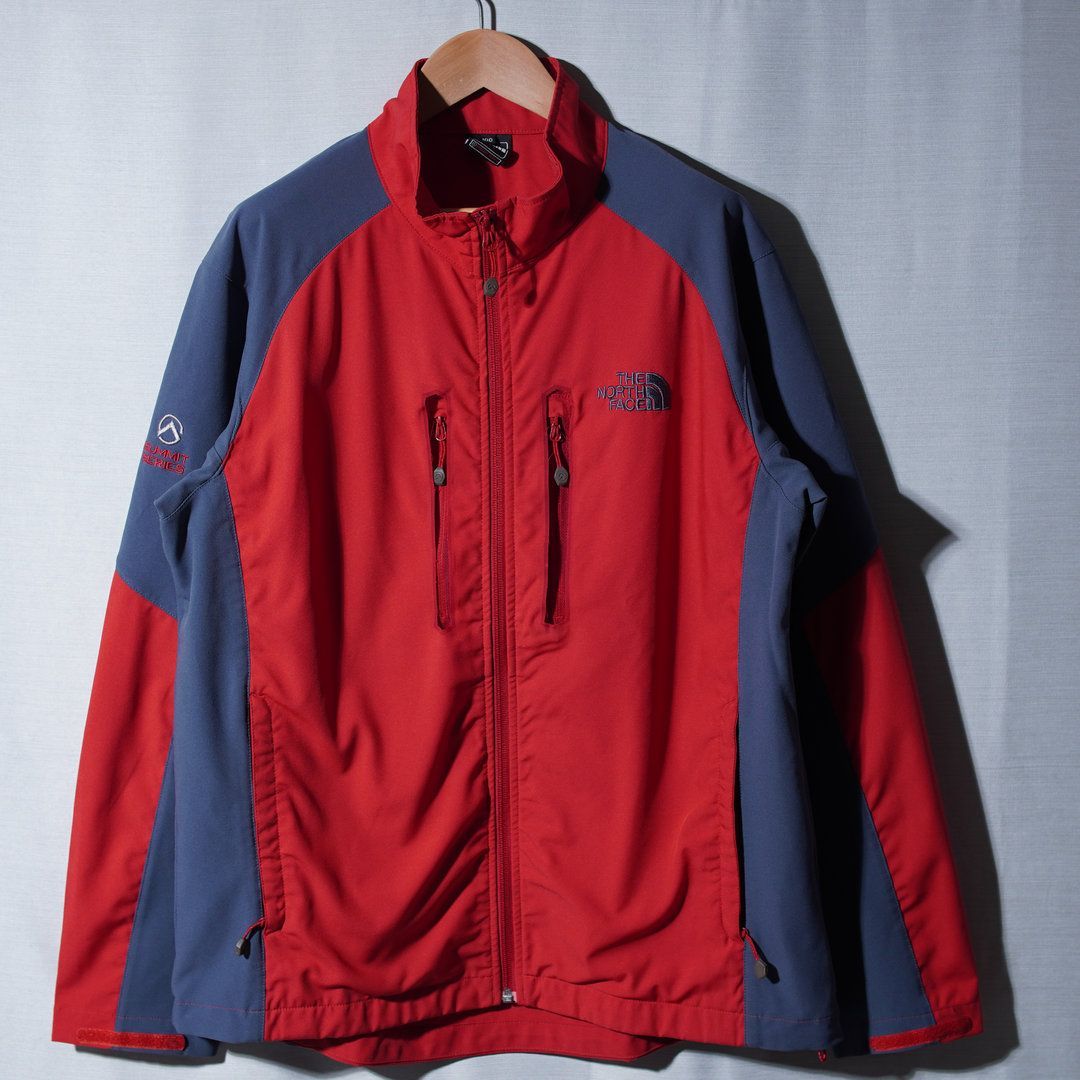 ノースフェイス THE NORTH FACE ソフトシェルジャケット L レッド