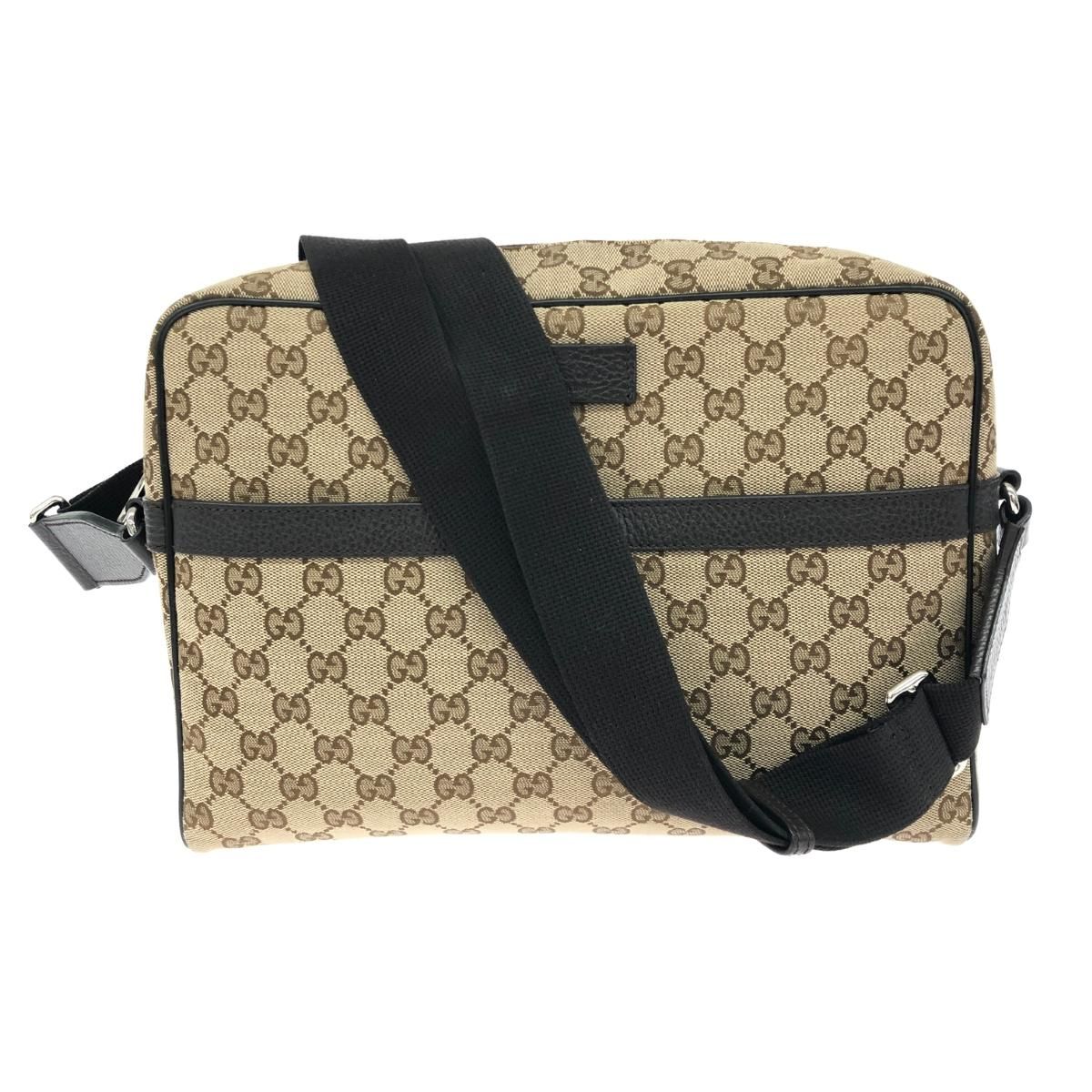 GUCCI グッチ ショルダーバッグ GGキャンバス 449173 ベージュ ユニ 