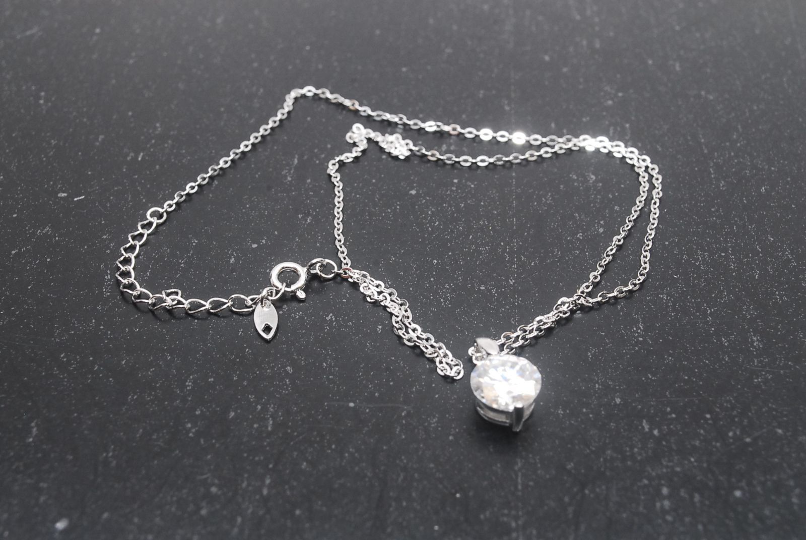 モアサナイト 3CT 3カラット ペンダント ネックレス silver925 GRA