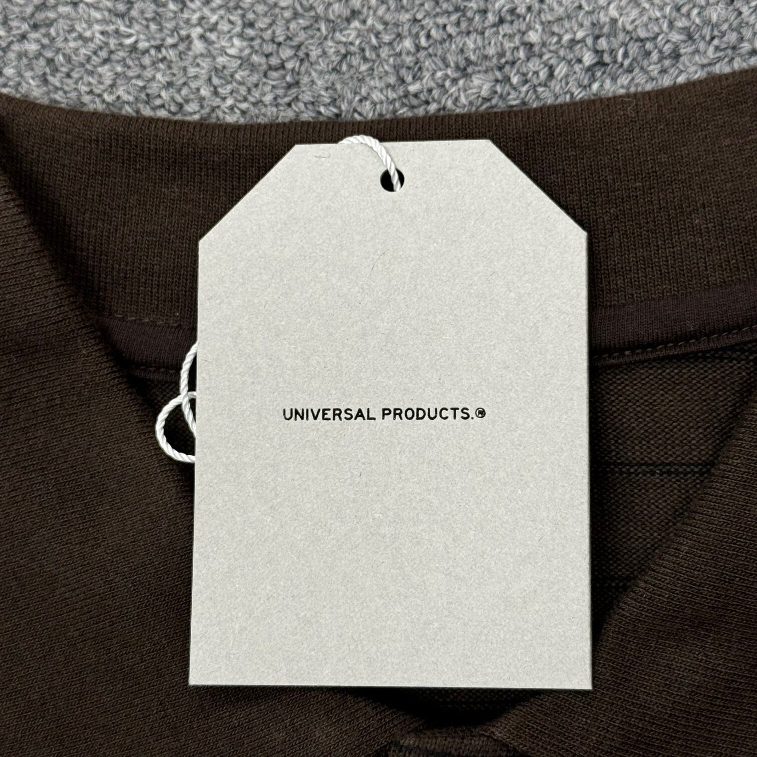 参考上代22000円 未使用 UNIVERSAL PRODUCTS BORDER L/S POLO ボーダー 