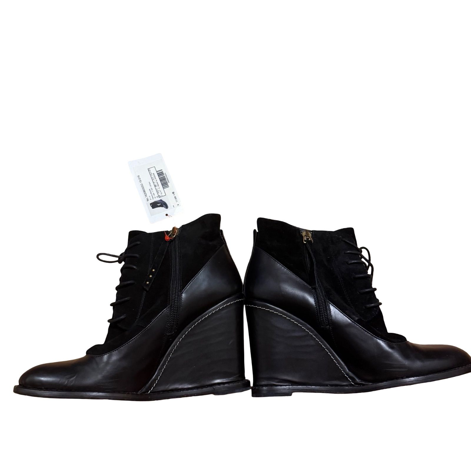 Paloma Barcelo（パロマ・バルセロ）レースアップブーツ スエード