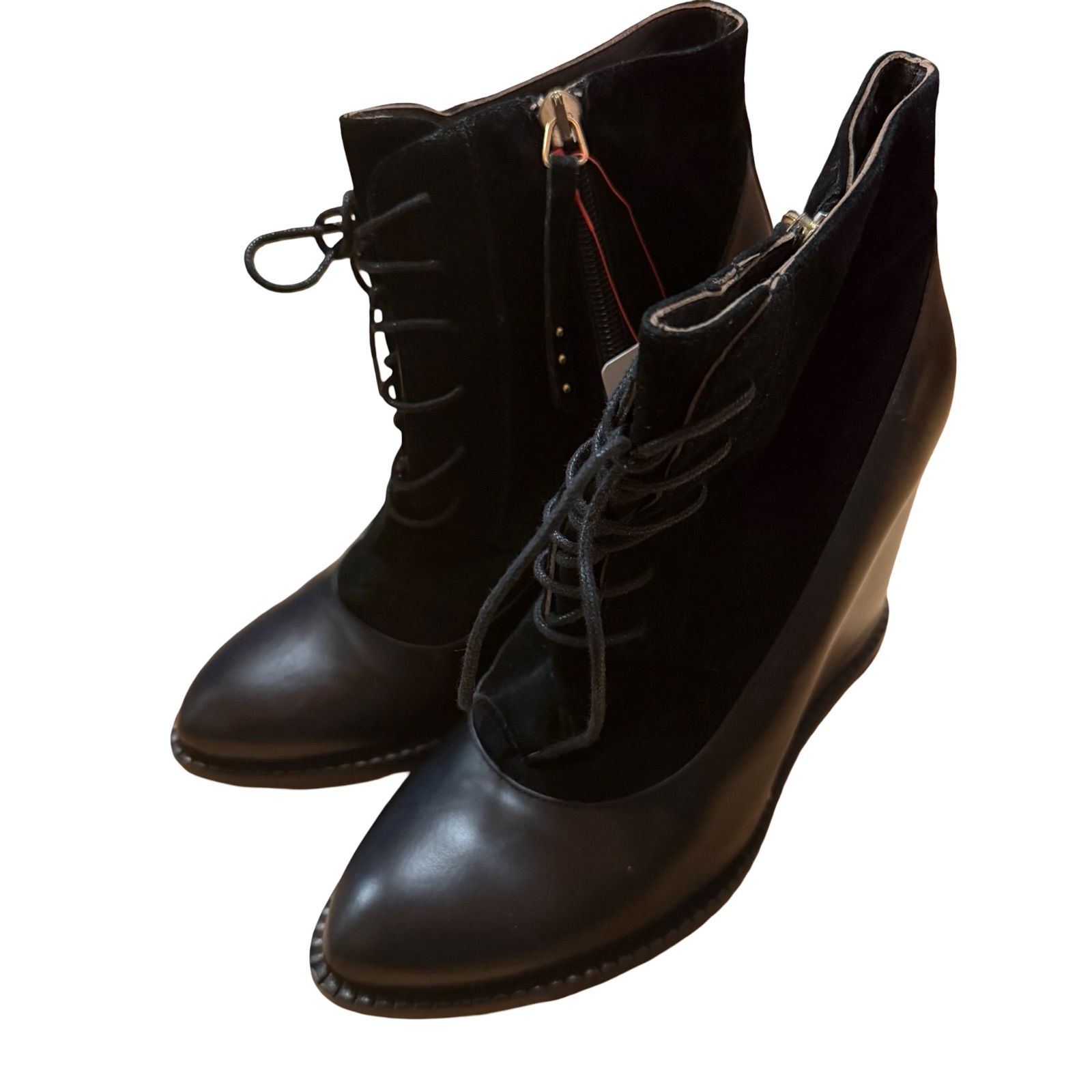 Paloma Barcelo（パロマ・バルセロ）レースアップブーツ スエード