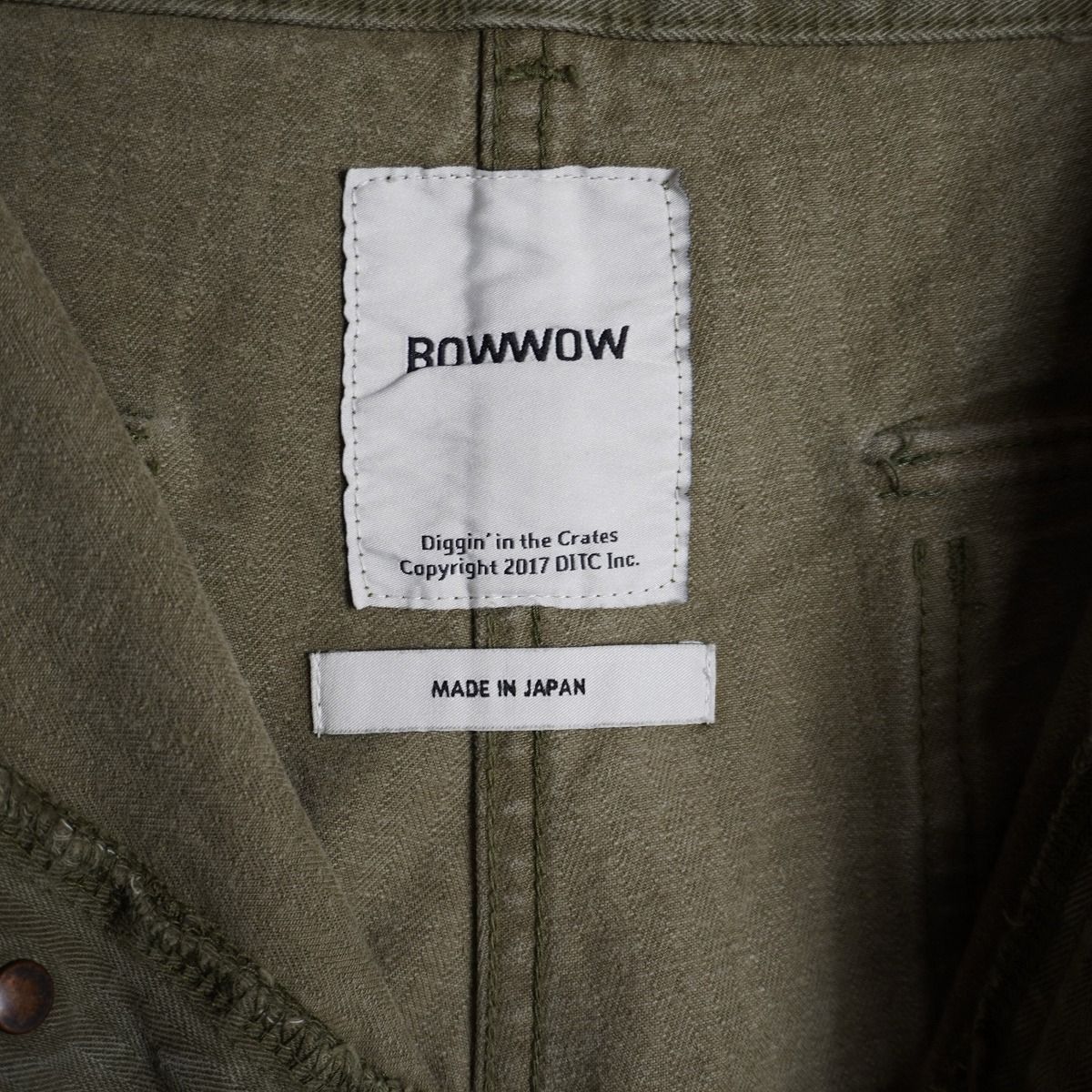 美品 23AW BOWWOW バウワウ M47 HBT BAKER PANTS ヘリンボーン 