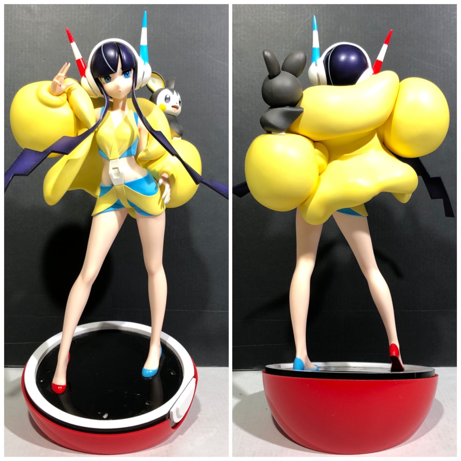 城東43-081] KOTOBUKIYA ポケットモンスター カミツレ＆エモンガ 1/8