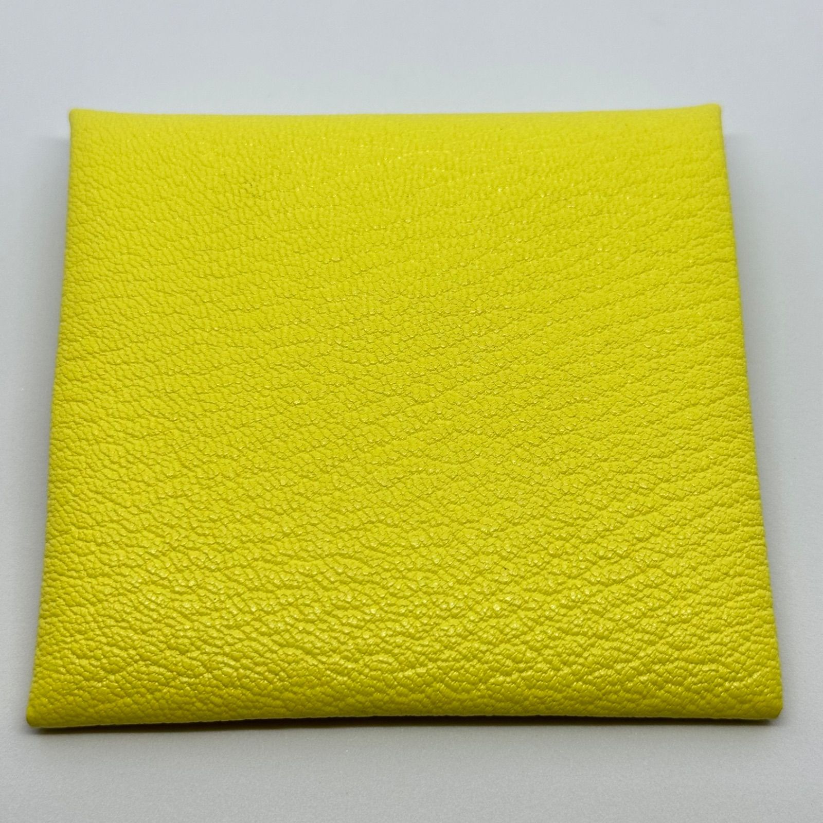 未使用品】HERMES バスティア コインケース リモンチェッロ B刻印