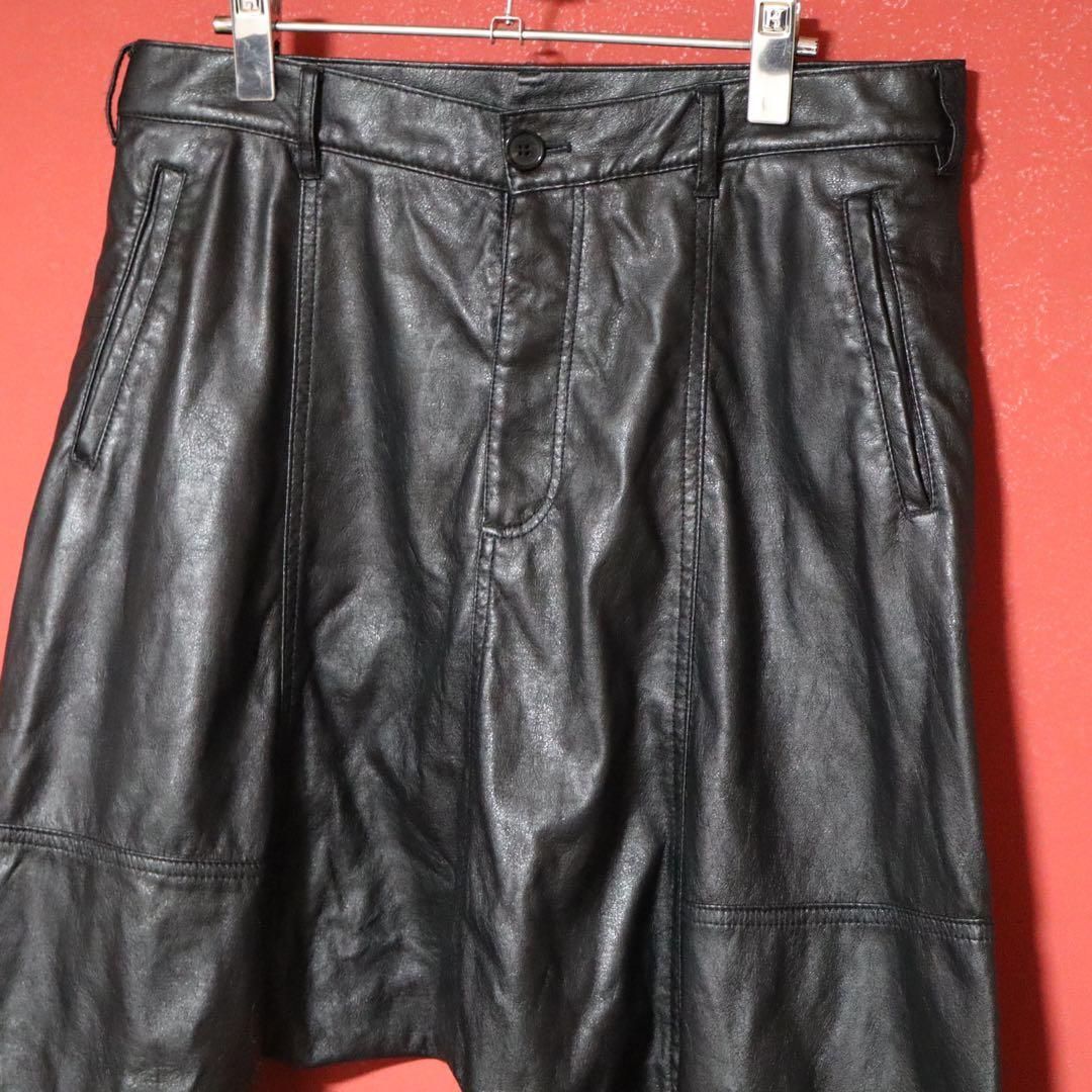 【モード】COMME des GARCONS SHIRT レザー サルエルパンツ COMME des GARCONS SHIRT レザーサルエルパンツ 【公式通販】