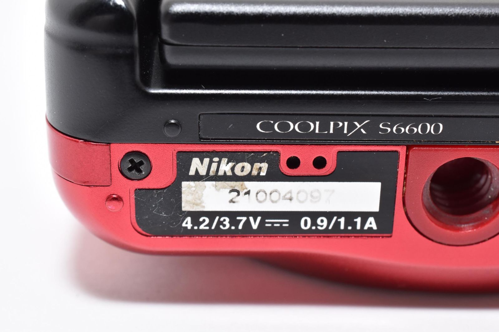 □ 特上美品 □ ニコン Nikon COOLPIX S6600 レッド 《動作確認済 