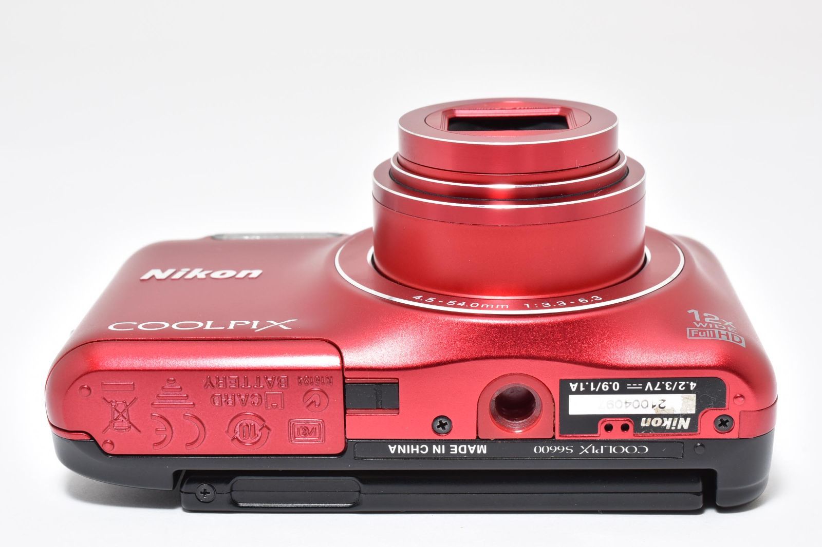 □ 特上美品 □ ニコン Nikon COOLPIX S6600 レッド 《動作確認済 