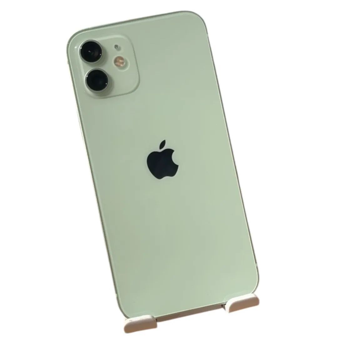 安心保証付き 中古美品 iPhone 12 64GB ミントグリーン SIMフリー A20