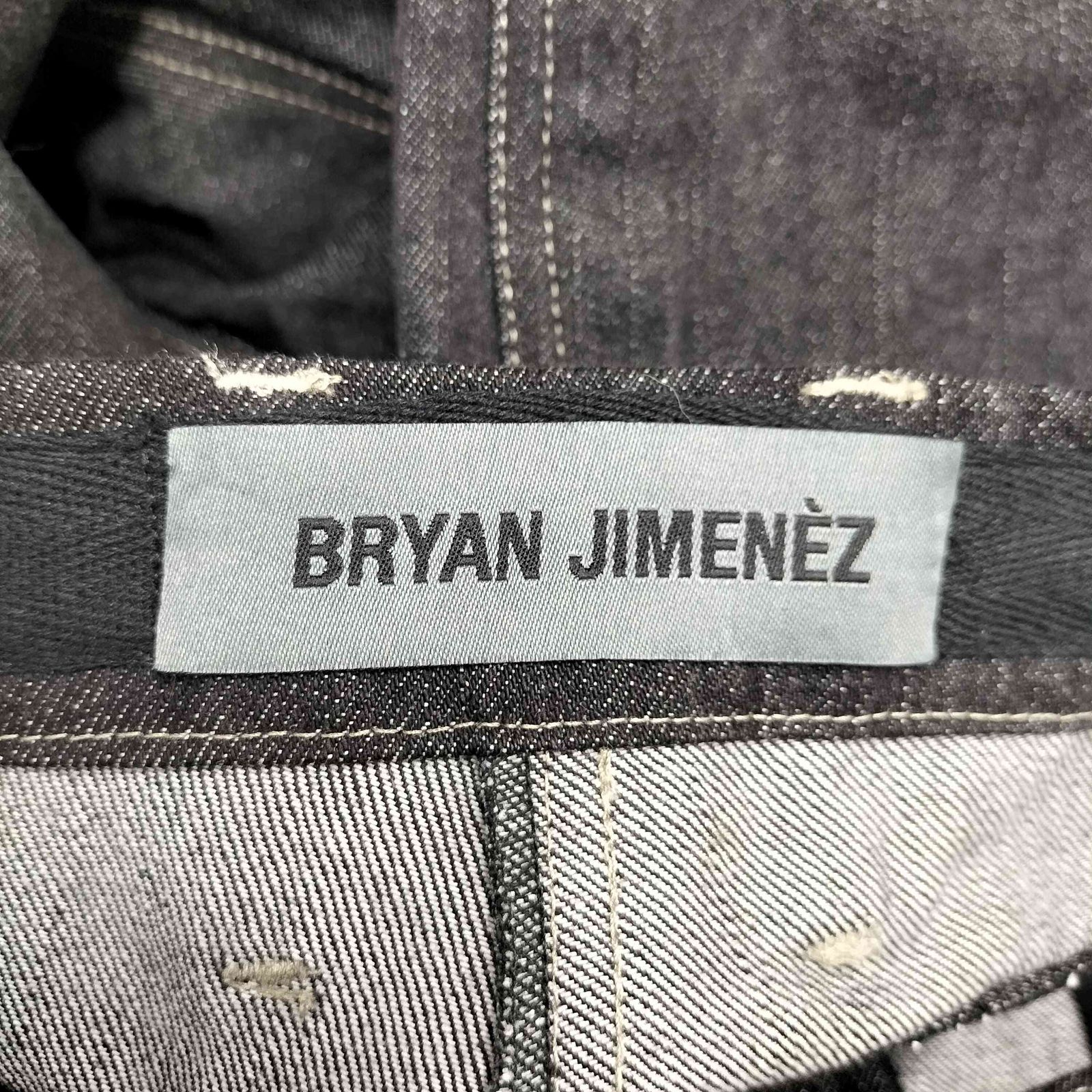 ユーズドフルギ USED古着 BRYAN JIMENEZ PANELED DENIM SMOKE パネル 