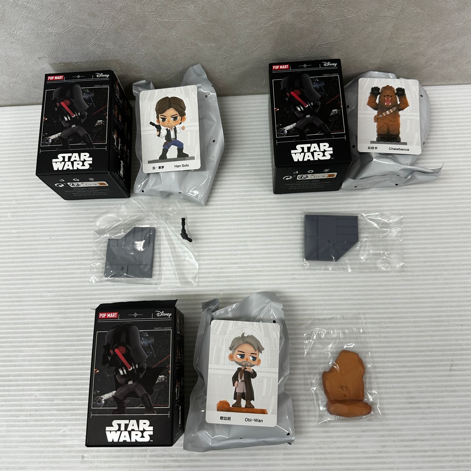 POPMART　スター・ウォーズ　4種まとめ売り △POPMART STAR WARS スターウォーズ まとめ売り 未使用品
