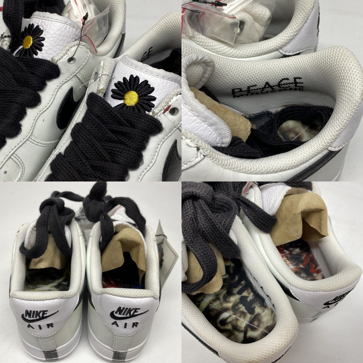新古品】 PEACEMINUSONE × Nike ナイキ Air Force 1 Low Para-noise G 