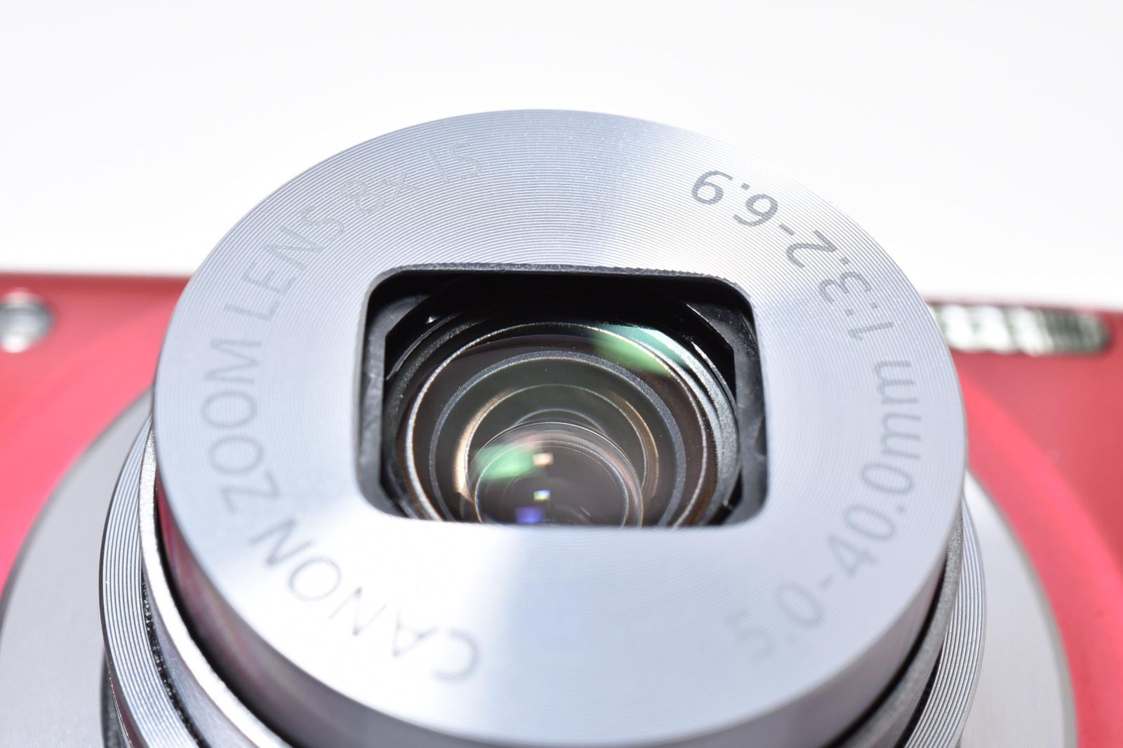 □ ほぼ新品 □ キヤノン Canon IXY 160 レッド PC2196 《動作確認済 