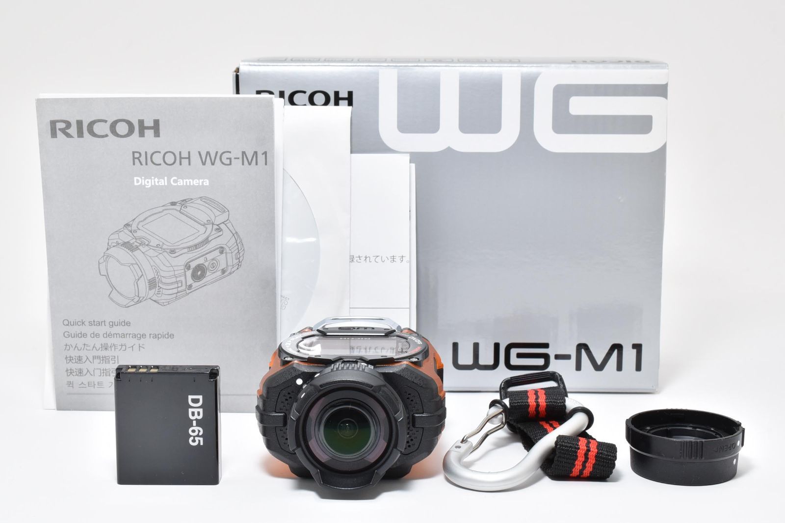 WG-M1 RICOH 防水アクションカメラ リコー オレンジ ブラック BK