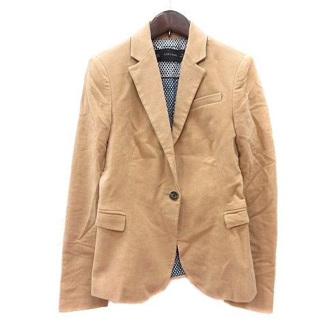 ザラ ベーシック ZARA BASIC テーラードジャケット シングル 総裏地 肘