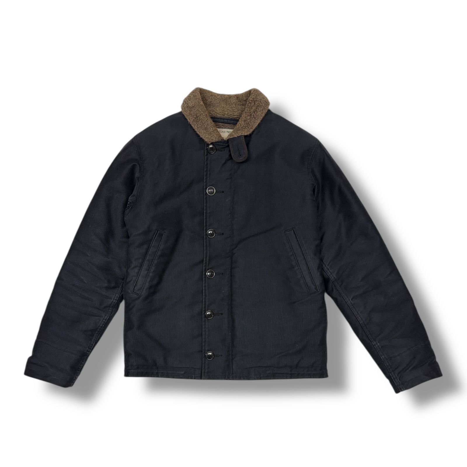 BUTCHER PRODUCTS ネイビー デッキジャケット 36 BUTCHER PRODUCTS N-1 DECK JACKET デッキジャケット ミリタリー