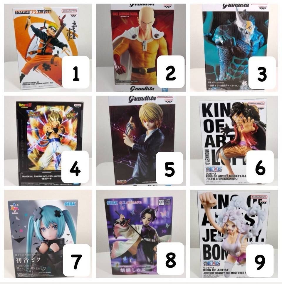 フィギュア☆68種類☆組み合わせ自由 - メルカリ