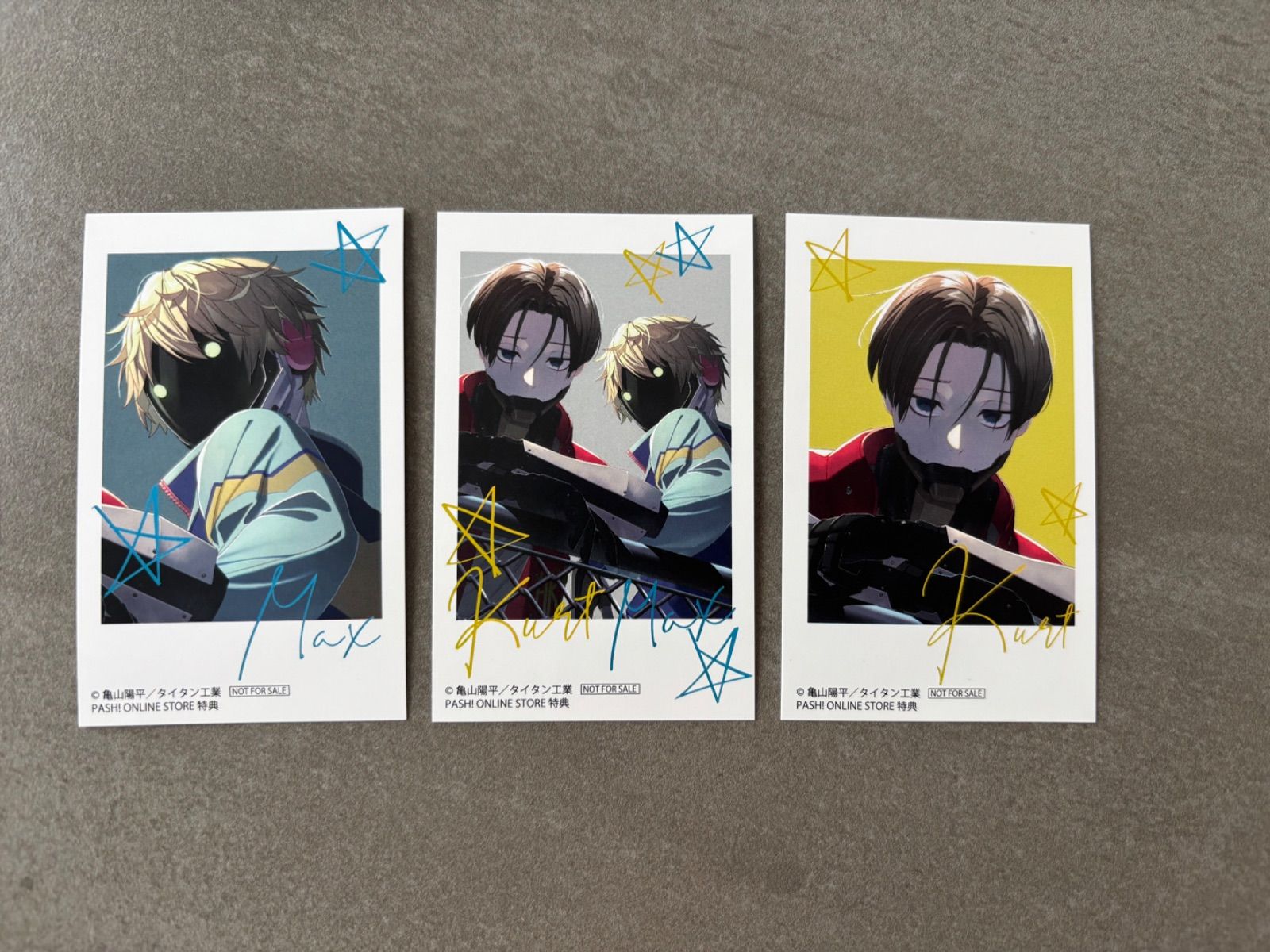 PASH! 3月号 特典 銀河特急ミルキーサブウェイ チェキ 3枚セット