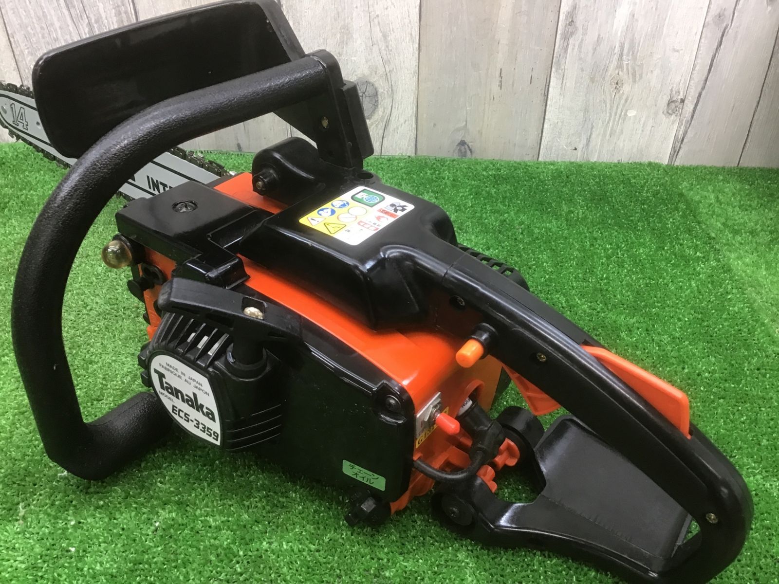 中古動作品】タナカTanaka エンジンチェンソー ECS-3359□アクトツール 中古動作品】タナカTanaka エンジンチェンソー ECS-3359□アクトツール