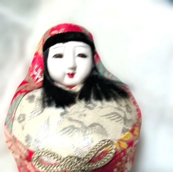 和風】 【伝統工芸品】 【姫だるま】 【日本人形】【置物】 縁起物