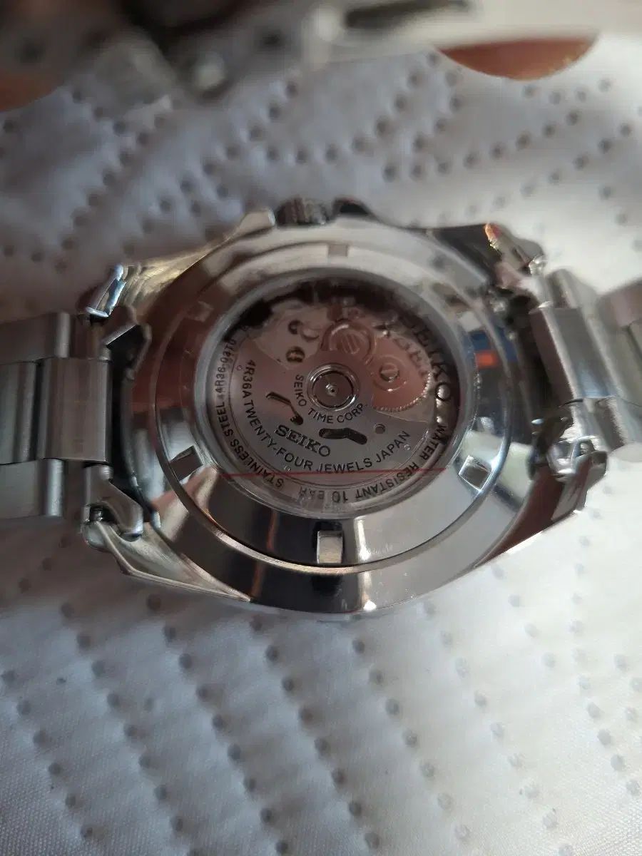  セイコー オートマチック時計 ブルー シンプルコーデ 自動巻き時計 腕時計(アナログ)