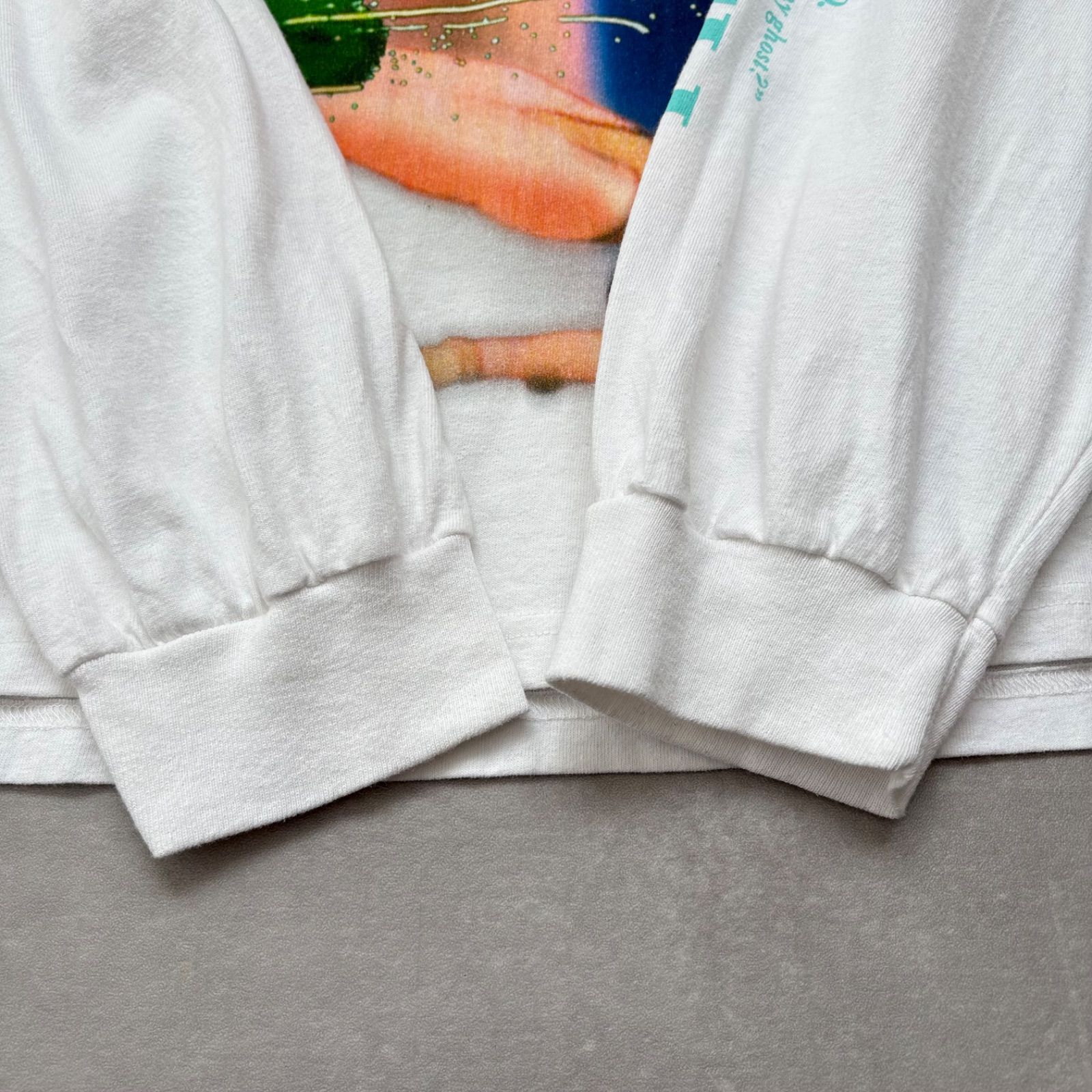 フラグスタフ 攻殻機動隊 ロングTシャツ ロンT オーバーサイズ 白 