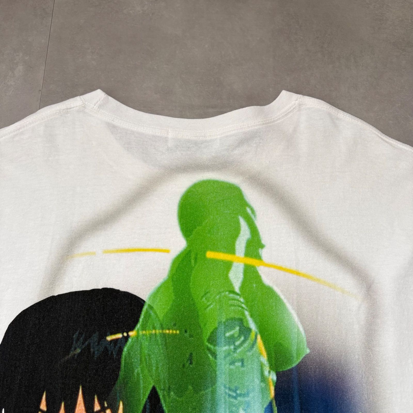 フラグスタフ 攻殻機動隊 ロングTシャツ ロンT オーバーサイズ 白 