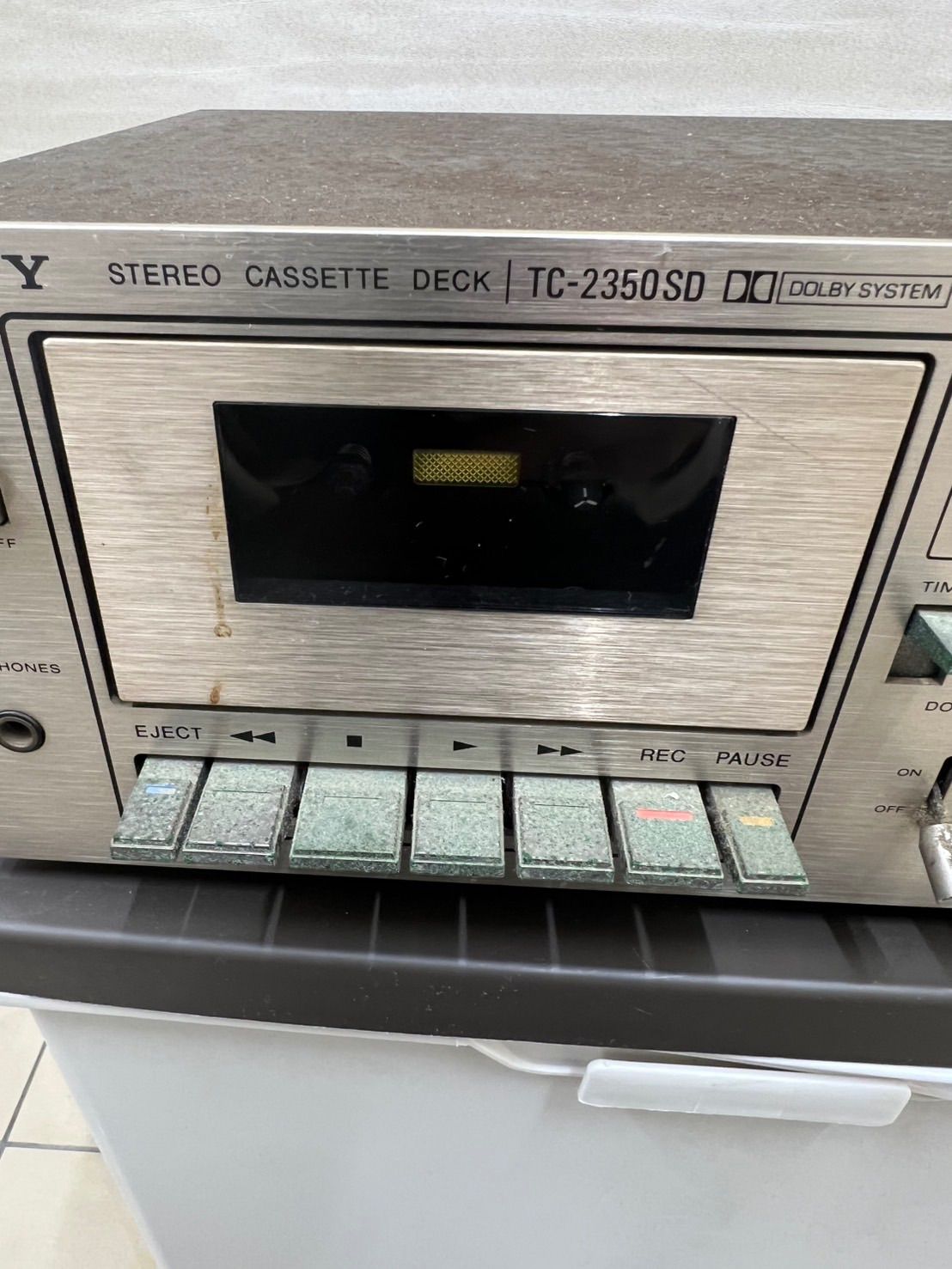 中古品】 SONYソニー ステレオ カセットデッキ TC-2350SD オーディオ