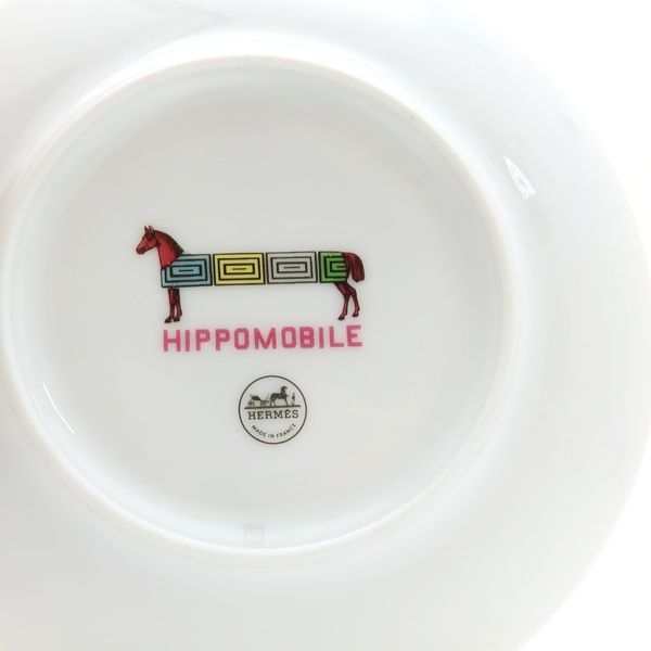 HERMES スモールプレート 14cm No.3 皿 Hippomobile ポーセリン 磁器
