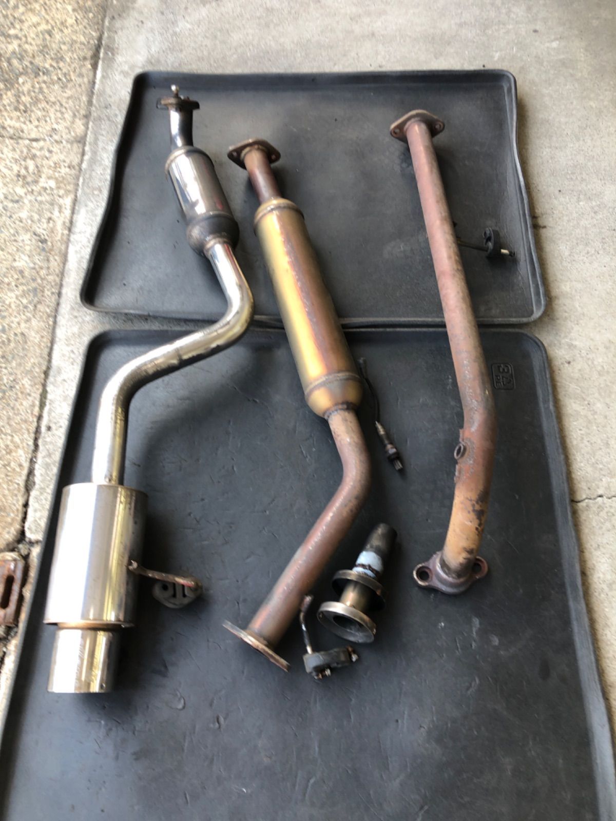 ダイハツ ミラ L700 HKS 社外マフラー サイレントハイパワー silent Hi