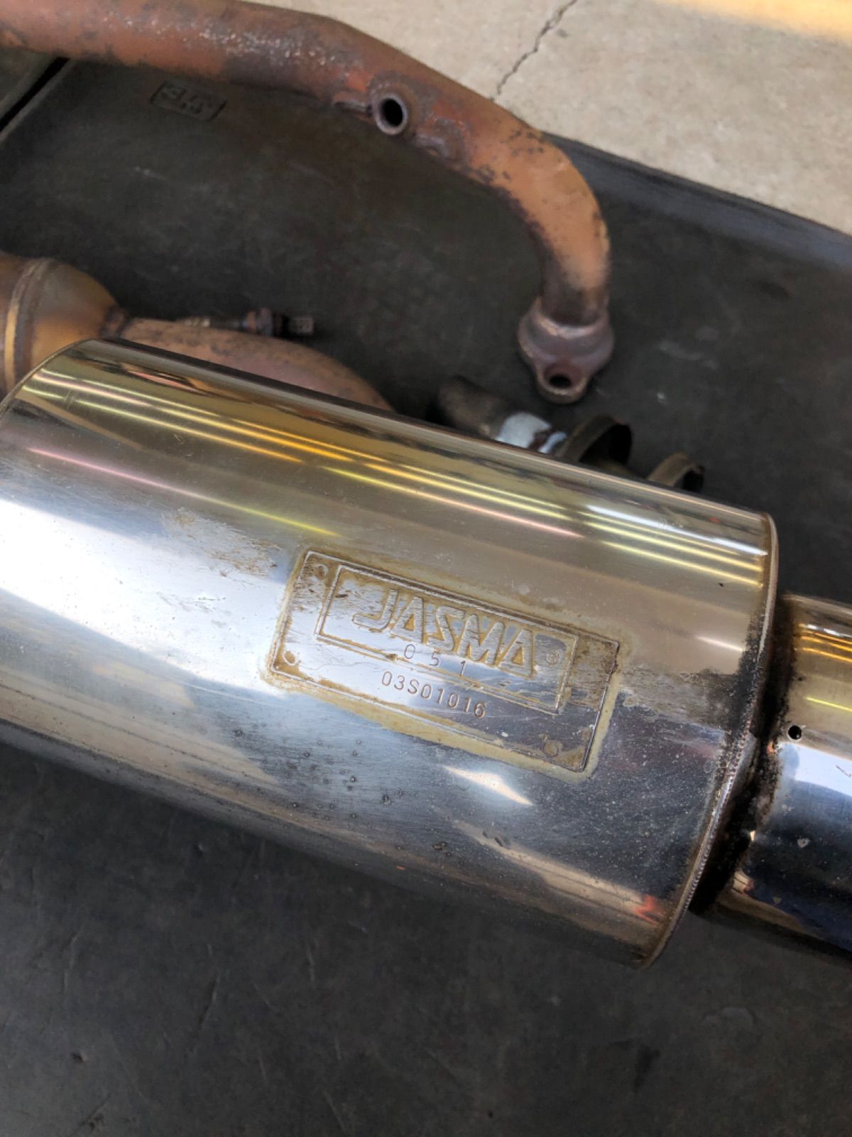 ダイハツ ミラ L700 HKS 社外マフラー サイレントハイパワー silent Hi