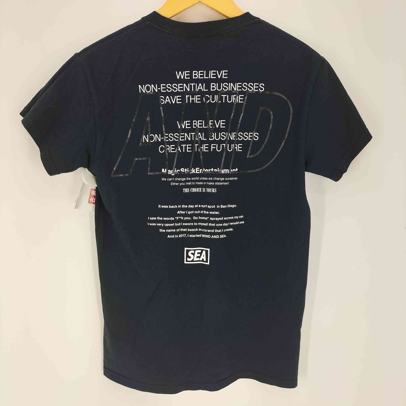 ウィンダンシー WIND AND SEA 20SS ロゴプリント S/S クルーネック T 