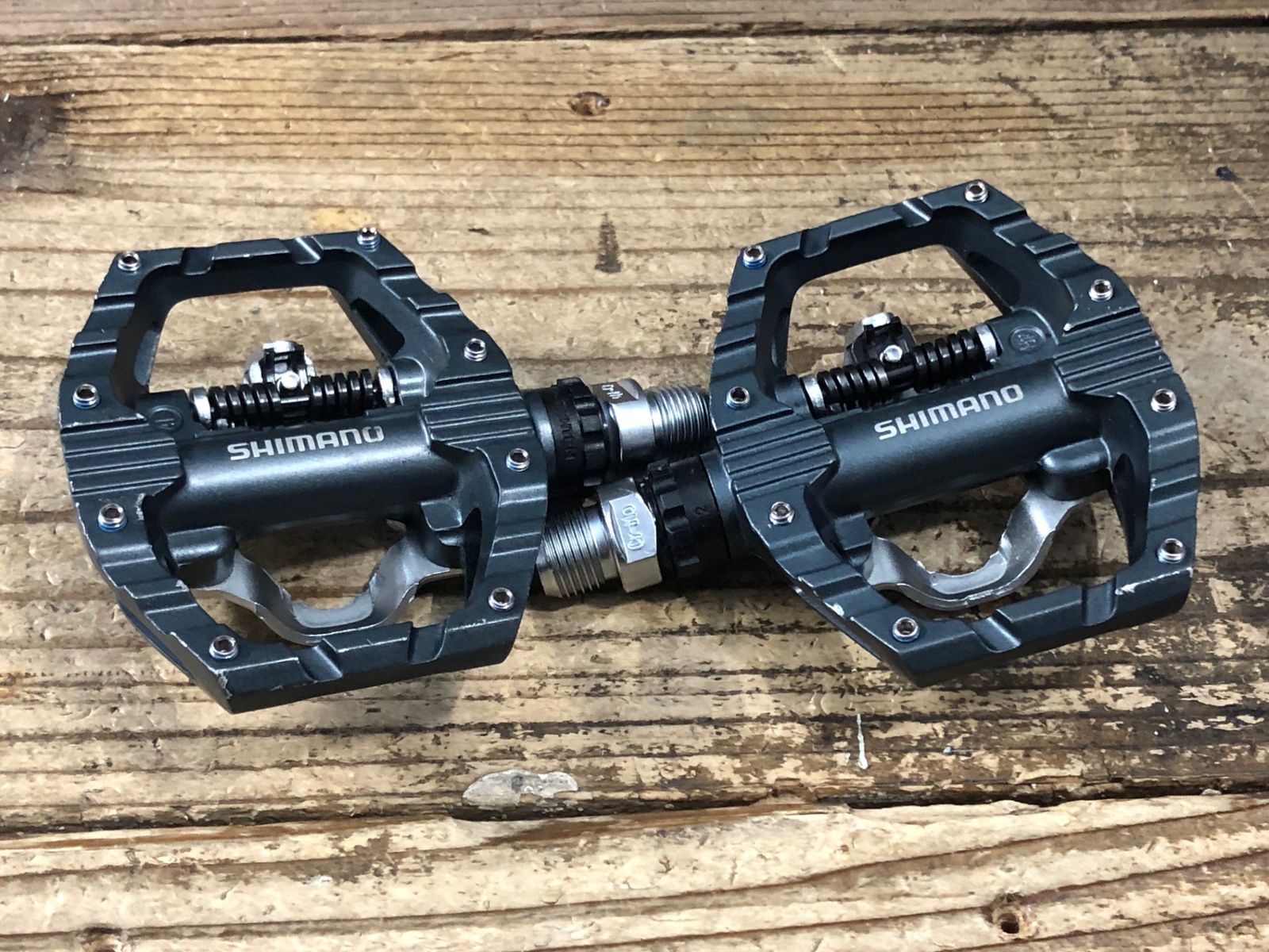 JP653 シマノ SHIMANO PD-EH500 ビンディングペダル 片面フラット SPD