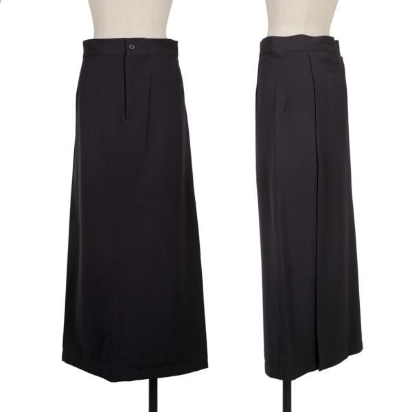 ヨウジヤマモト ファムYohji Yamamoto FEMME ウールギャバロング