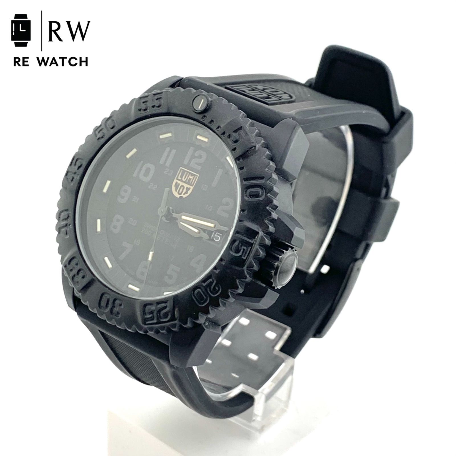 中古】Luminox 3050 ブラック 腕時計 - メルカリ