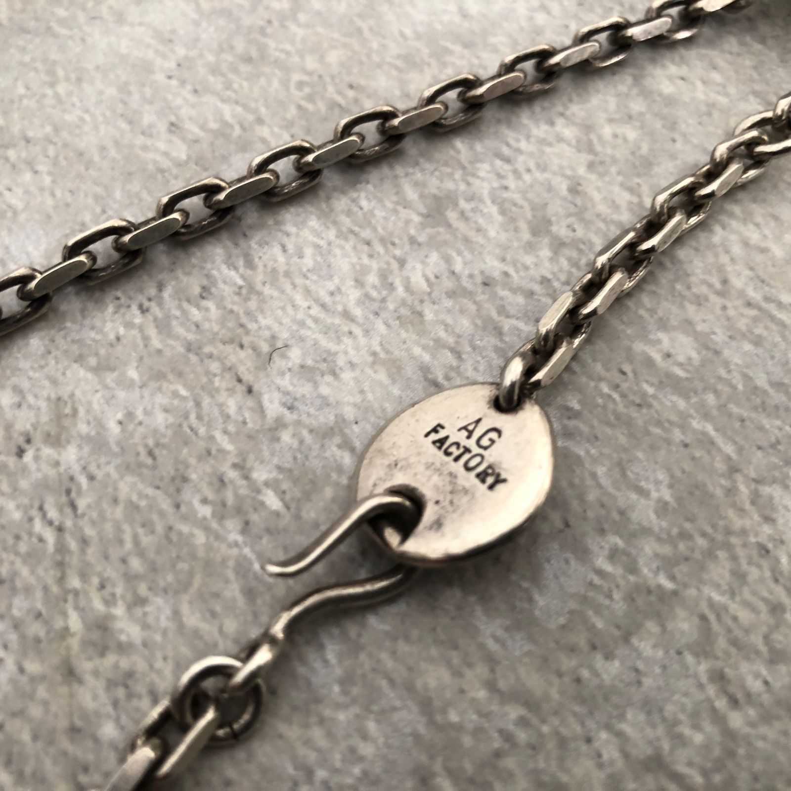 AG FACTORY フェザー 2枚 18K 金 SILVER 925 ネックレス アクセサリー