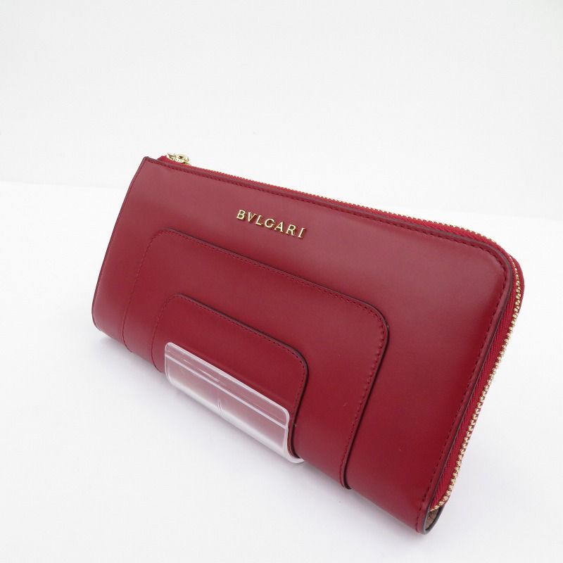 瀬戸大橋店】 BVLGARI | ブルガリ 長財布 セルペンティ レッド 【125 