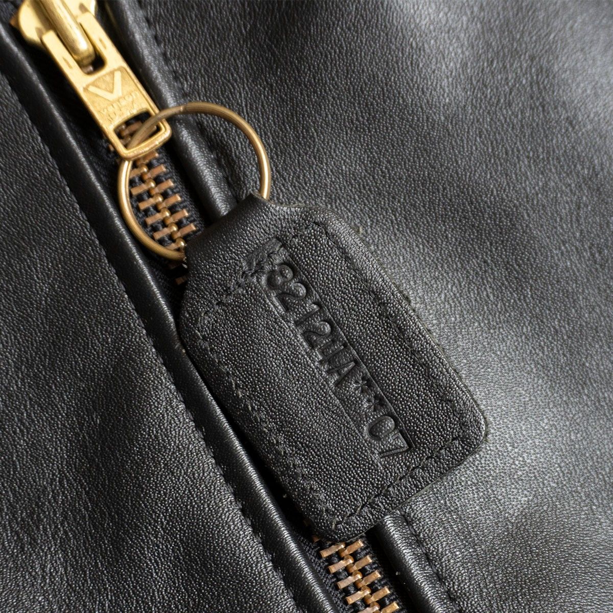 美品】 VANSON 【TJV オールレザー スタジャン】40 ブラック