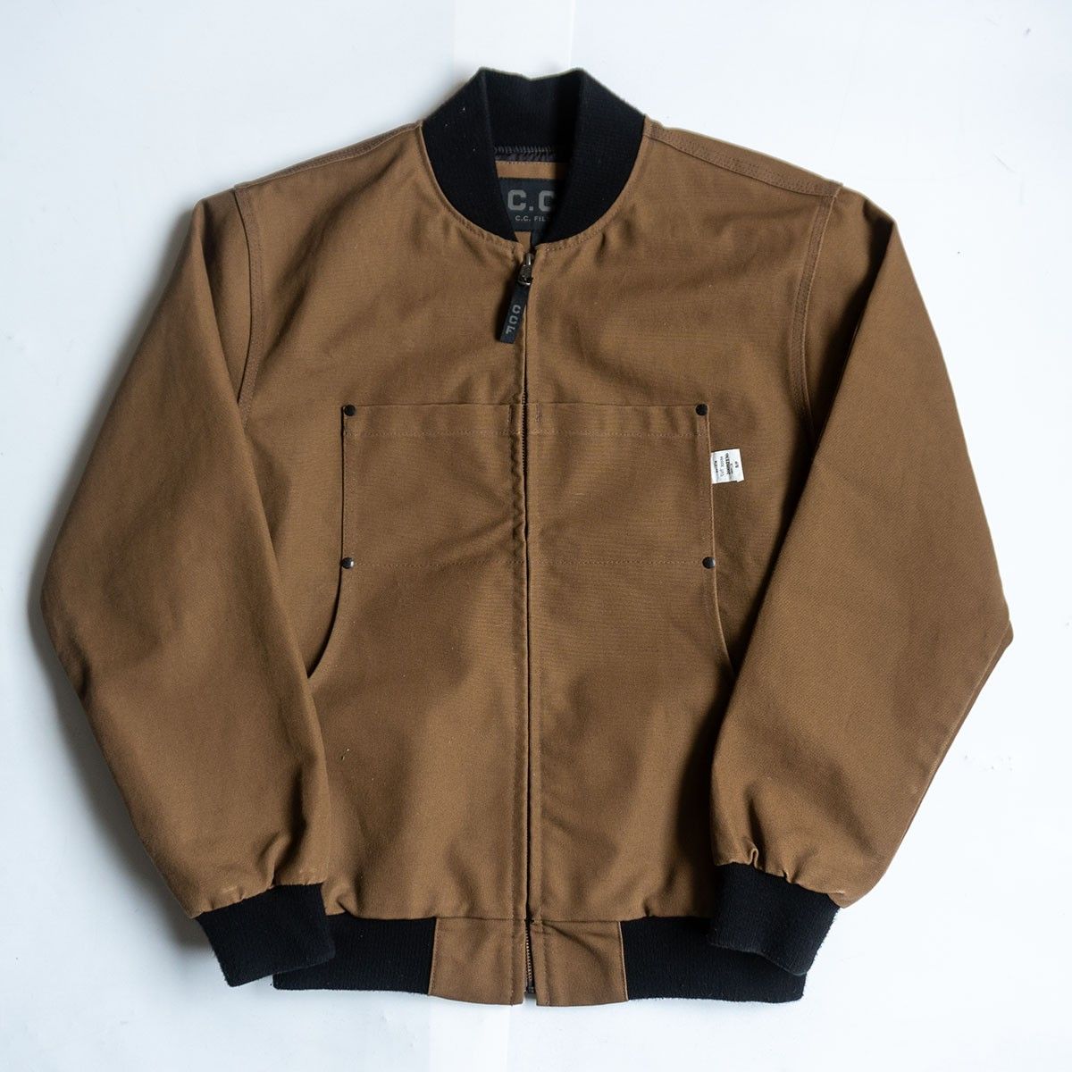 美品】C.C.F. FILSON【ダック ボンバージャケット】S ブラウン カナダ 