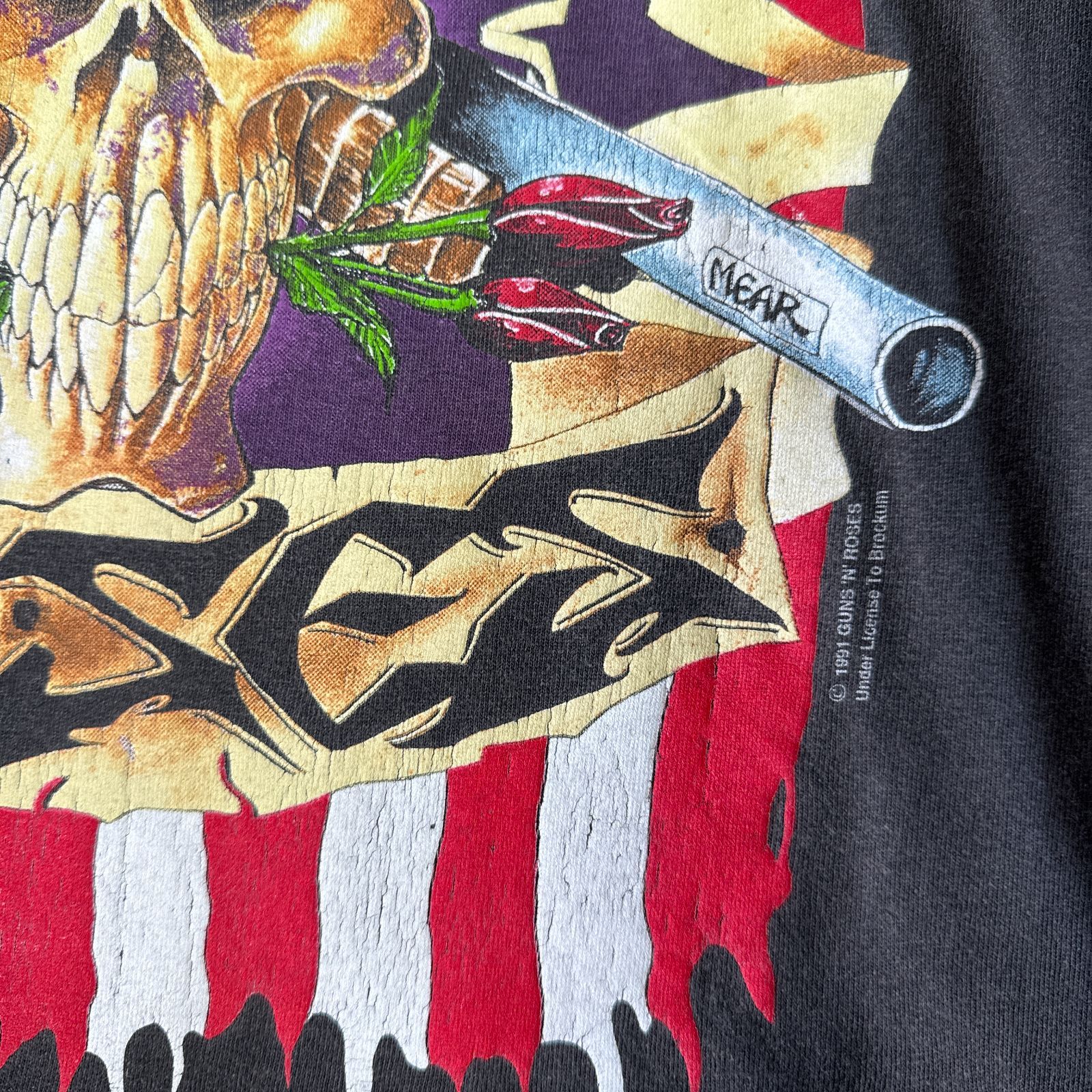 90s Guns N' Roses “USE YOUR ILLUSION TOUR 1991–1993” Tシャツ L