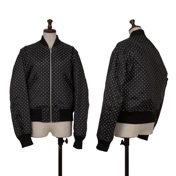 BLACK COMME des GARCONS ドット ブルゾン ブラックコムデギャルソンBLACK COMME des GARCONS ドットプリント