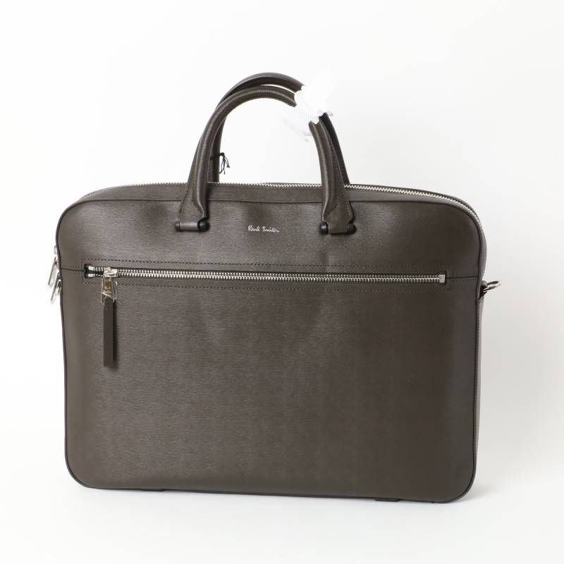 新品 Paul Smith ポールスミス ストローグレインレザー 2wayビジネス